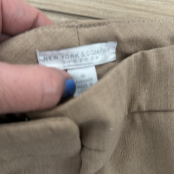 NY&CO Tan Flare Dress Pants - Size 16 - Picture 2 of 4